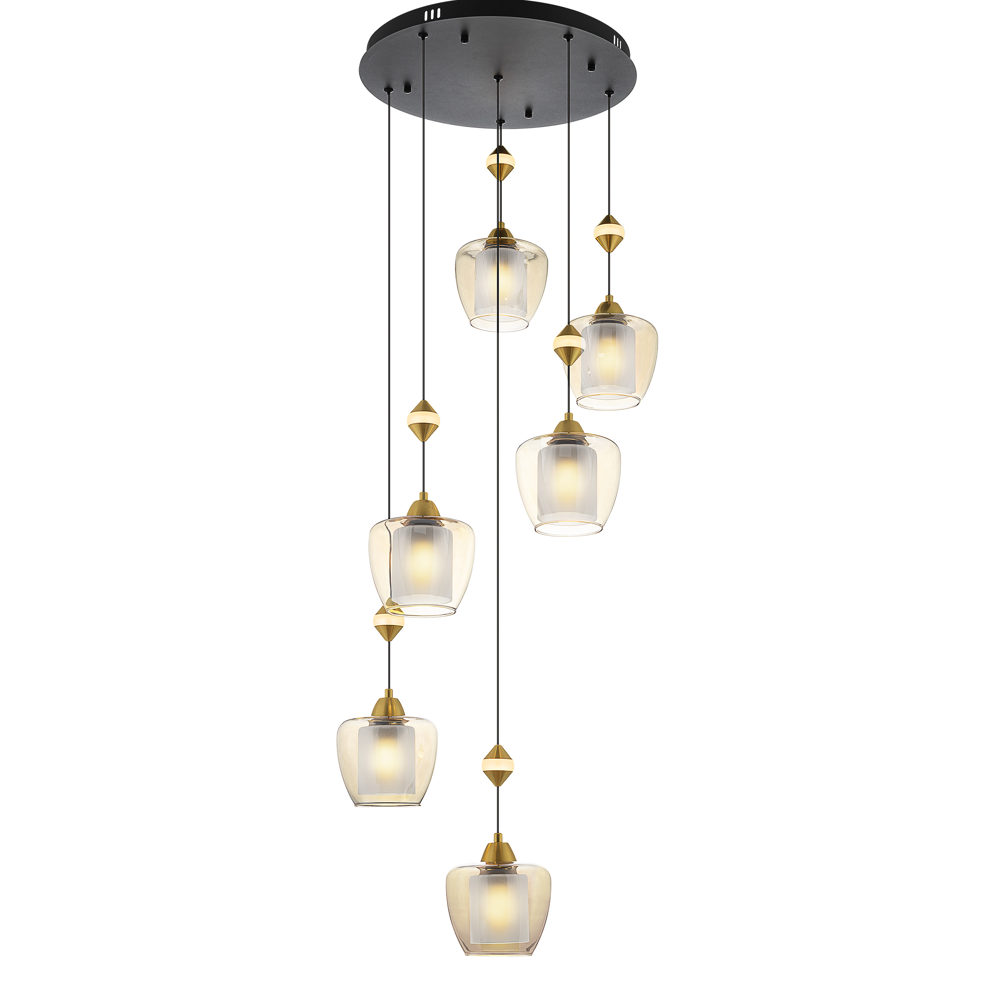 Citilux NORT CL475026 Подвесной каскадный светильник арт. 123199