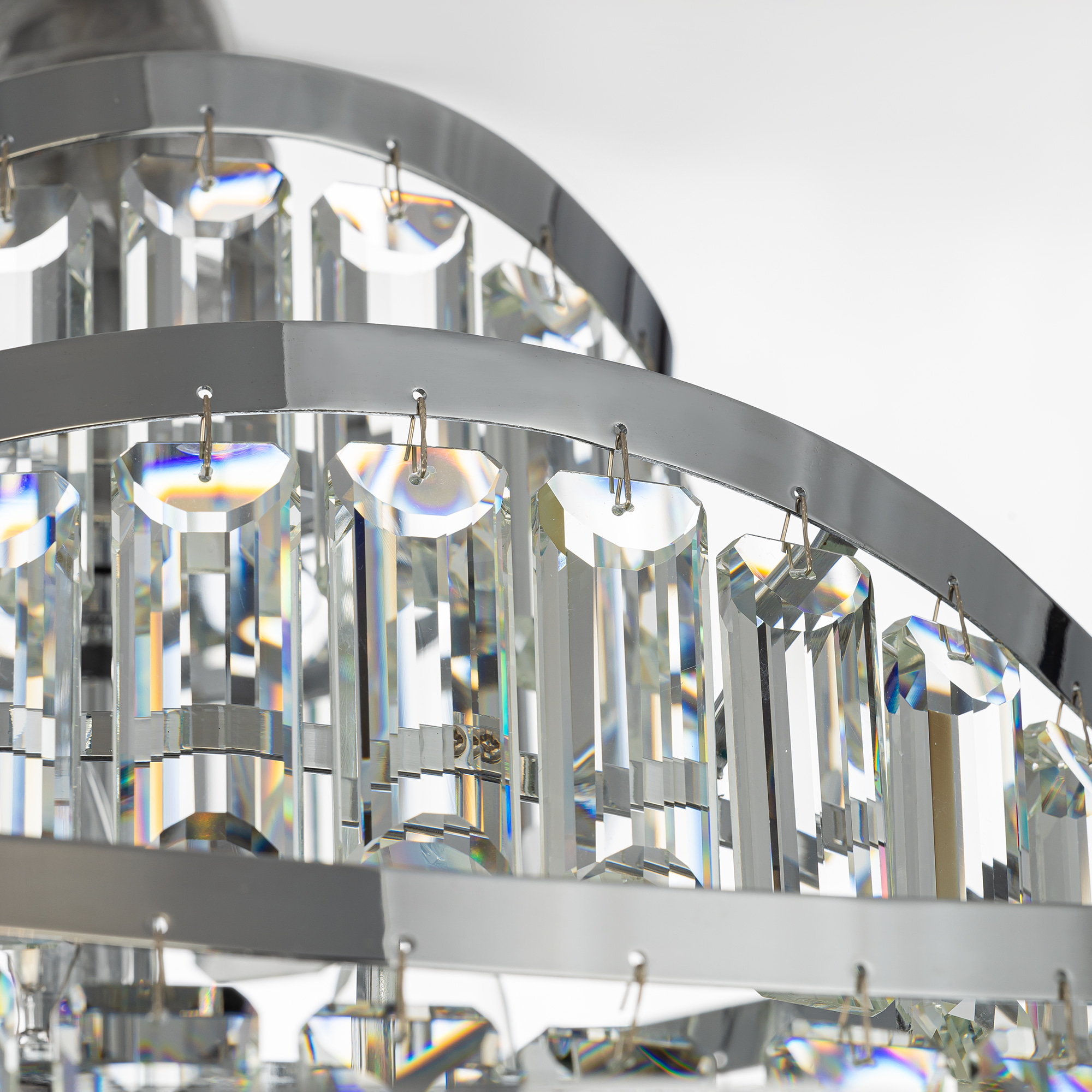 Citilux NAIAD CL315191 Люстра хрустальная подвесная Хром арт. 89489