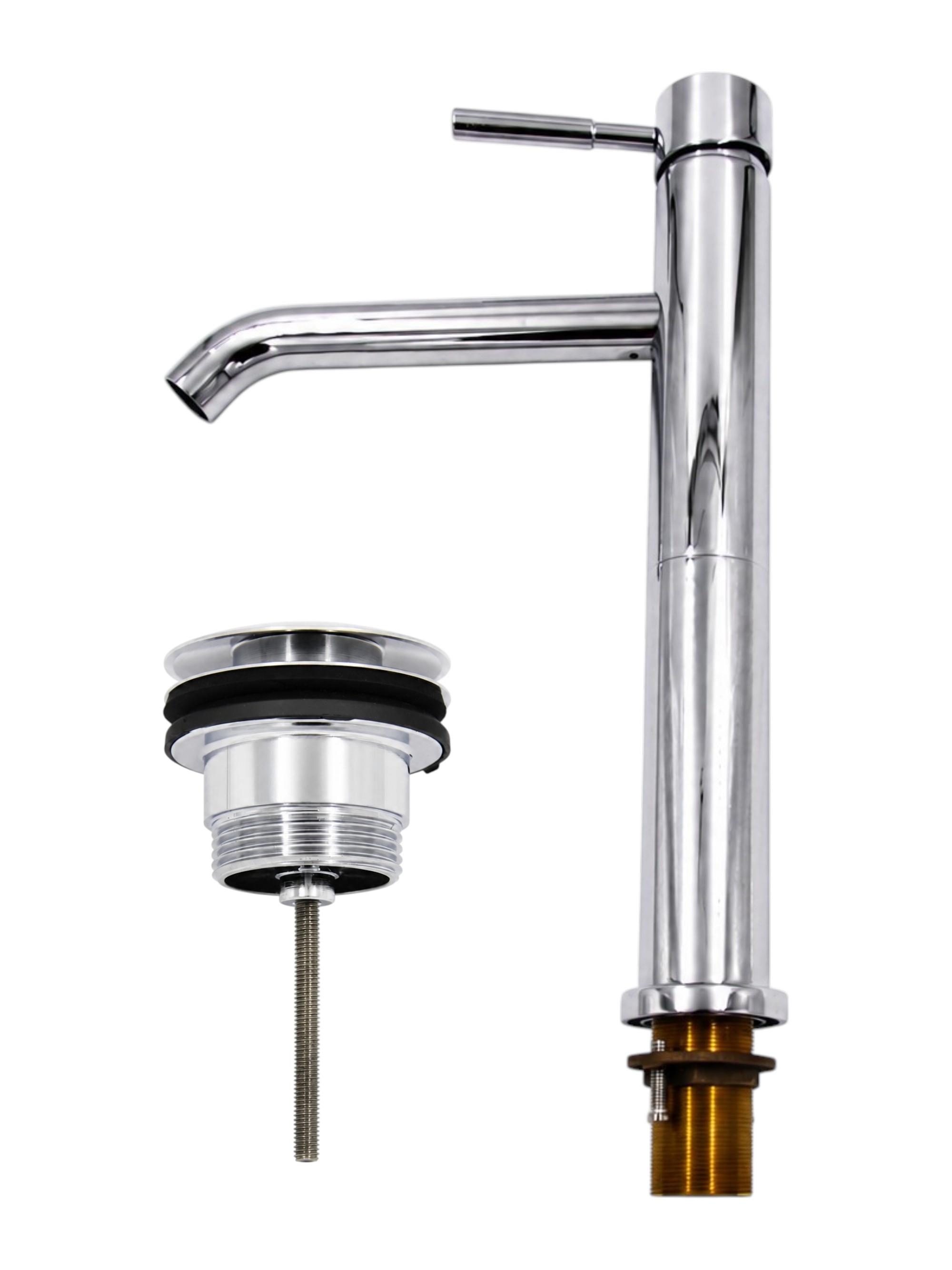 Высокий смеситель для раковины Fiore XENON 44CR5288, хром (с донным клапаном) арт. 162280