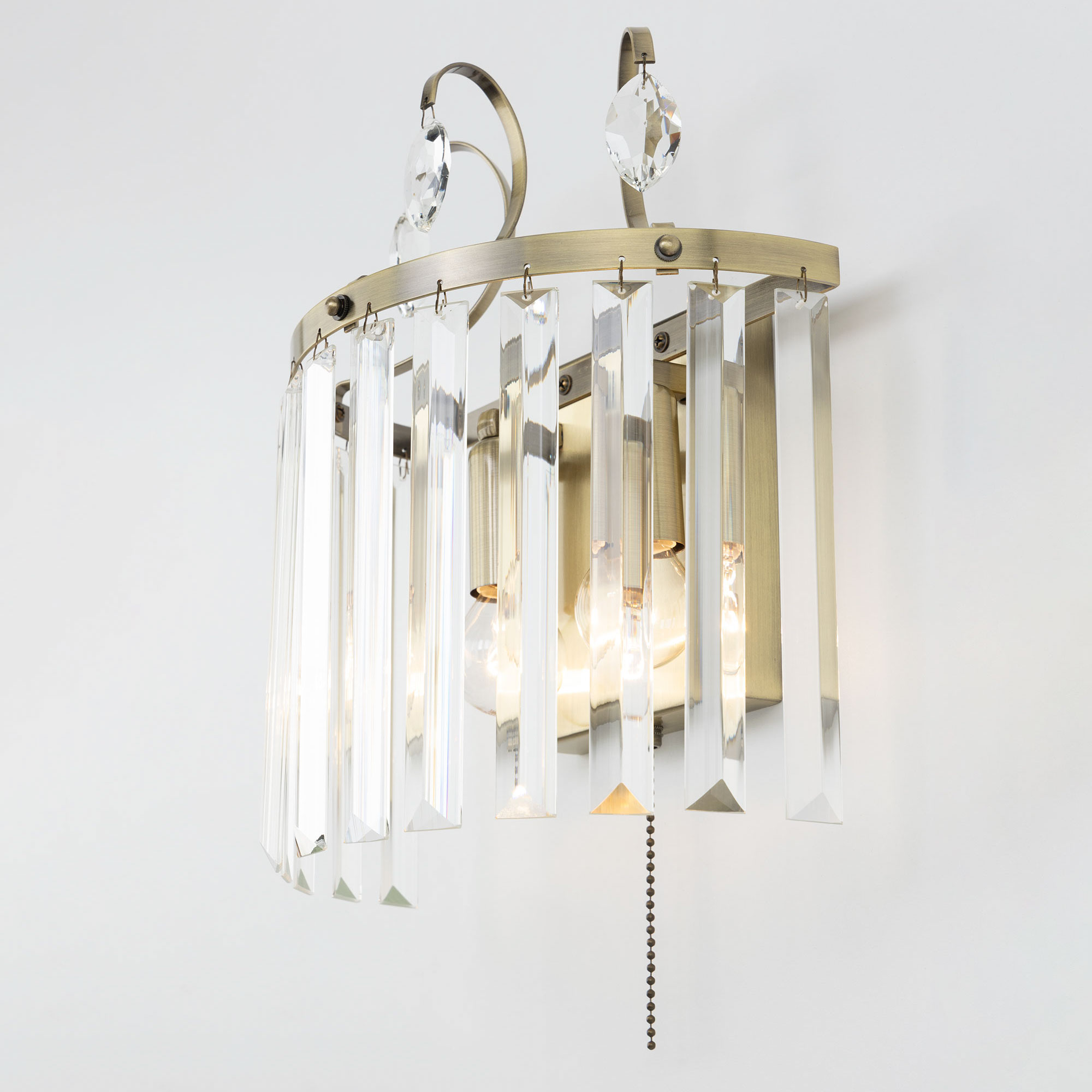 Citilux Инга CL335323 Бра хрустальное с выключателем Бронза арт. 88934