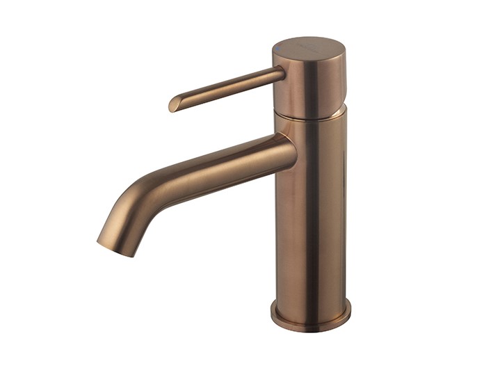 NOKEN ROUND Смеситель для раковины, без ДК, 3/8”, 5 л/мин, браш. медь арт. 34775