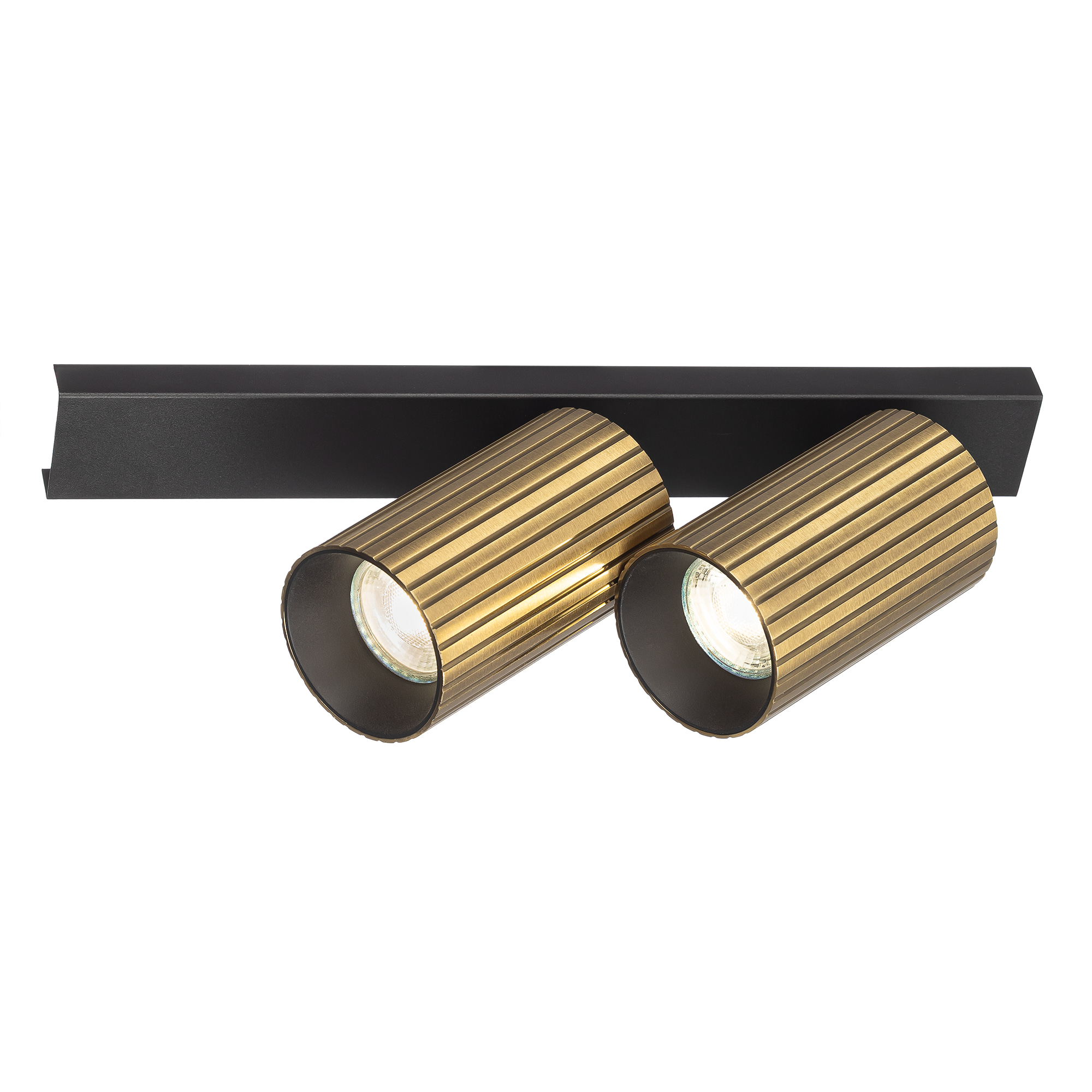 Citilux AXEL CL512523R Спот поворотный двойной Бронза Рифлёный арт. 89829