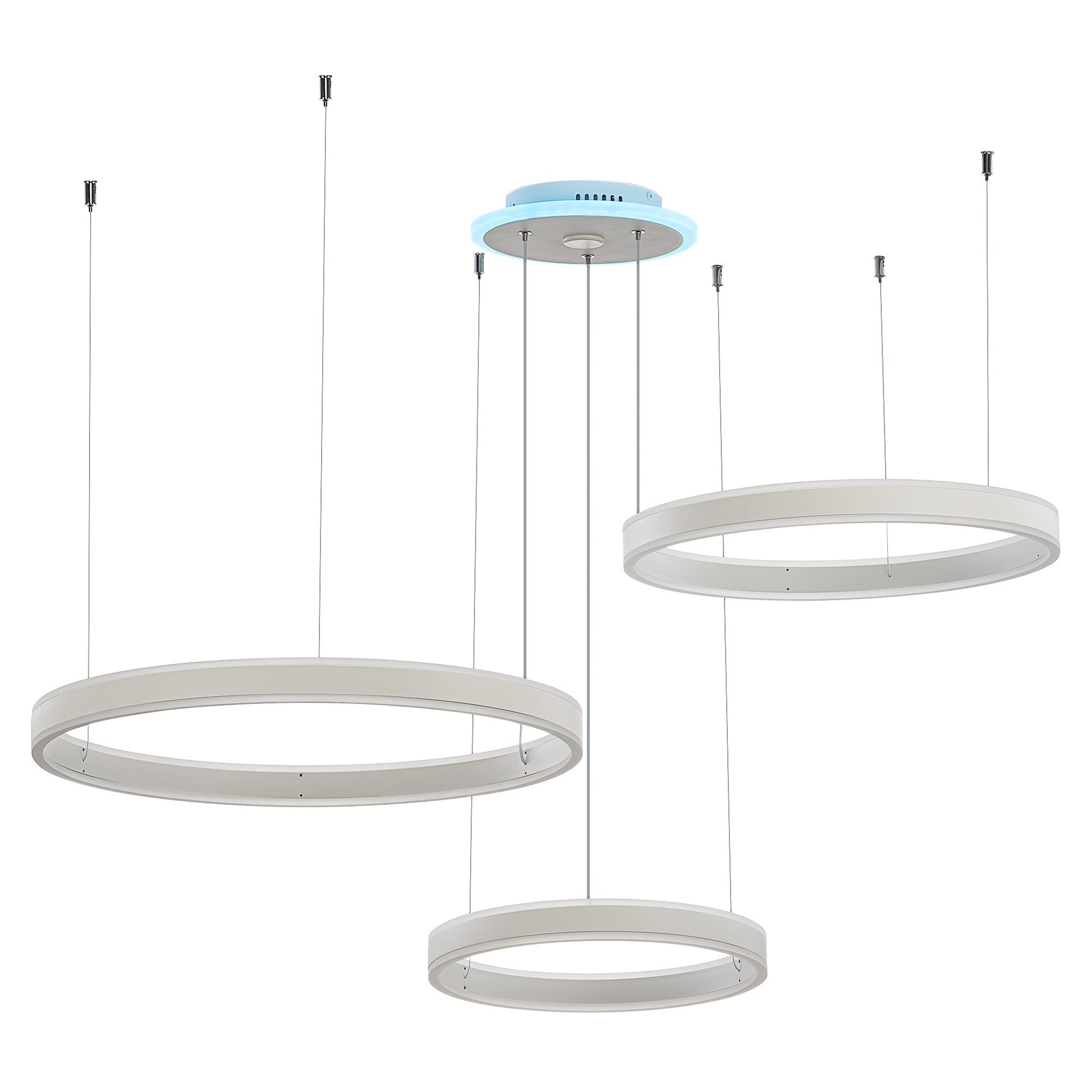 Citilux Дуэт Смарт CL719A700 RGB Умная подвесная люстра Белая арт. 88977