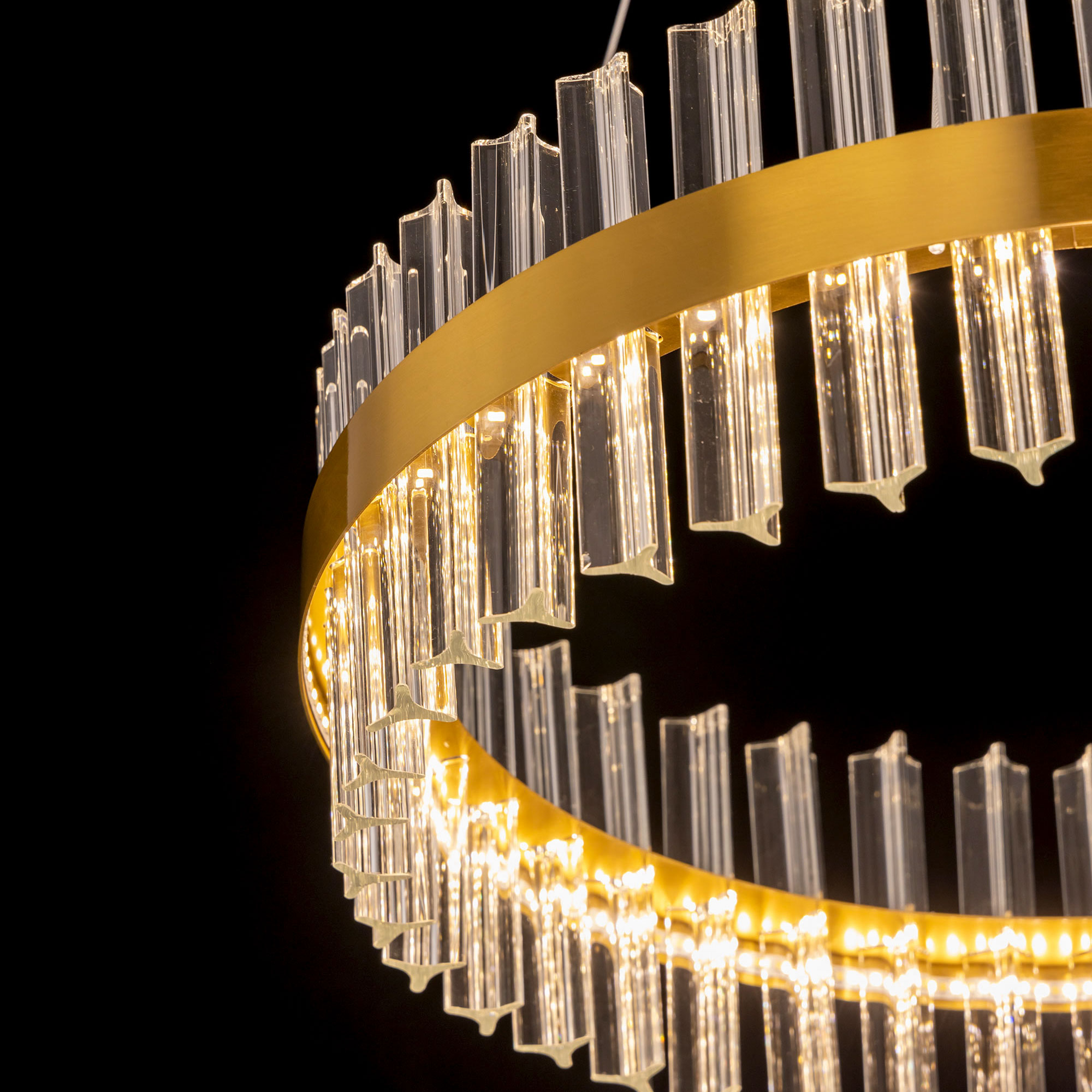 Citilux Рианна CL337053 LED Люстра хрустальная с пультом Бронза арт. 88881
