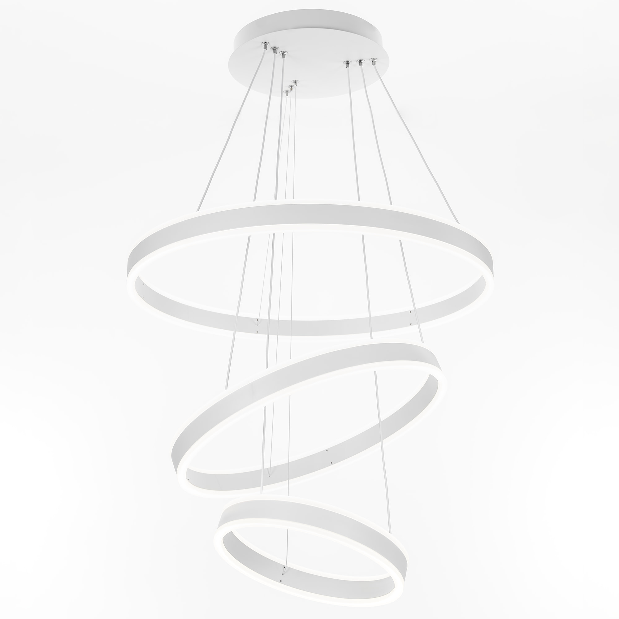 Citilux Дуэт CL719650 LED Люстра подвесная с пультом Белая арт. 89003