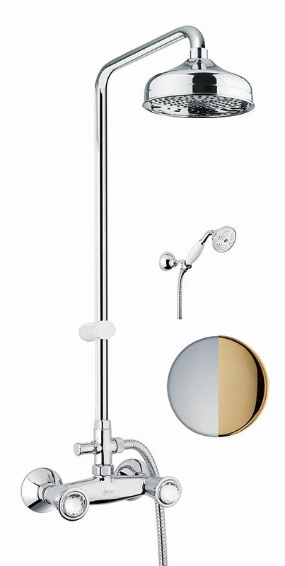 Душевая система Fiore VENERE SKY (SWAROVSKI®) 13CO0620, хром/золото арт. 190946