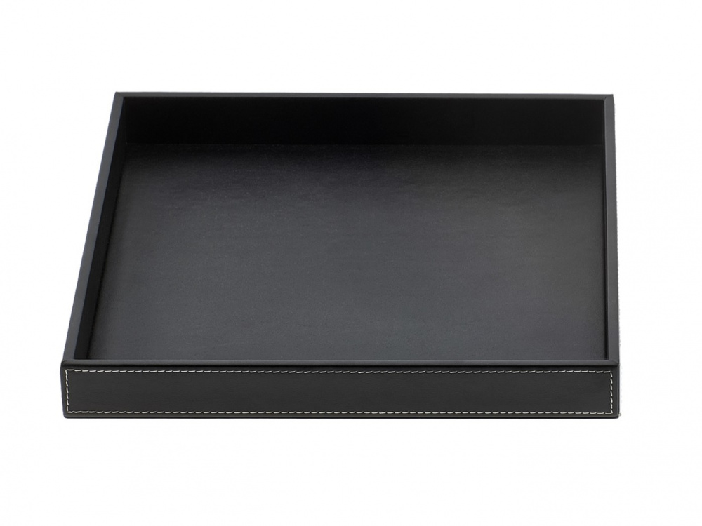 DW BROWNIE TAB R Лоток универсальный H 3 . B/W 26 . T/D 22 см, искуственная кожа черный арт. 30312