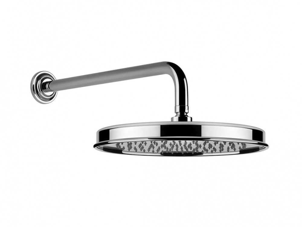 GESSI VENTI20 Верхний душ Ø300 мм с кронштейном из стены 400 мм, Chrome арт. 38173