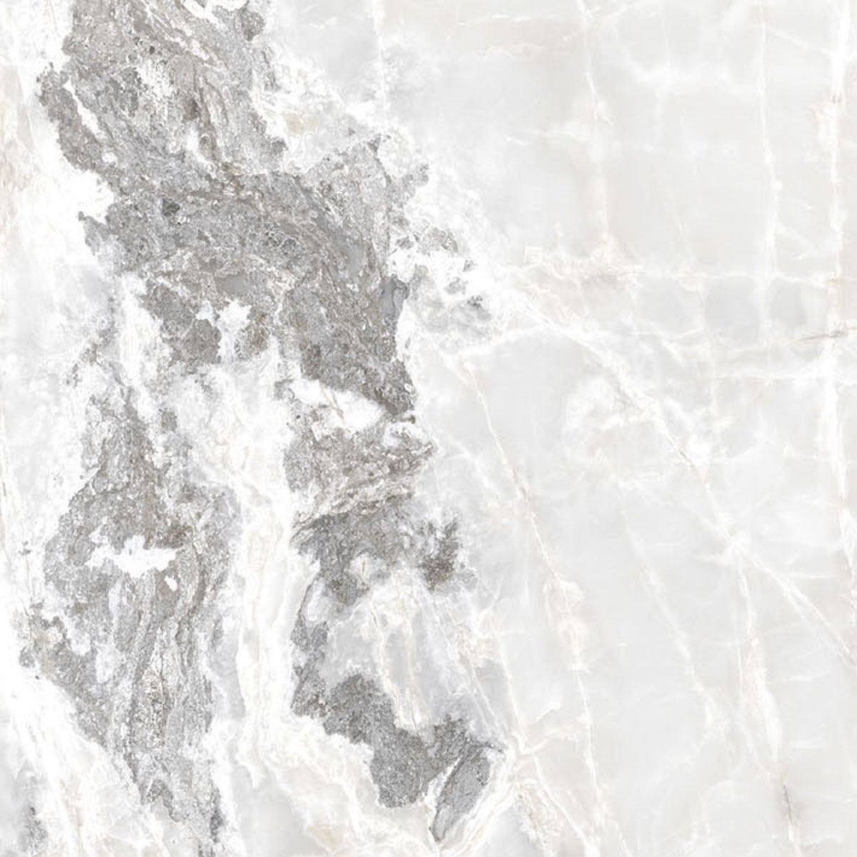 Керамогранит  ONYX&MORE WHITE BLEND SATIN 6MM 80x80 RET арт. 84048
