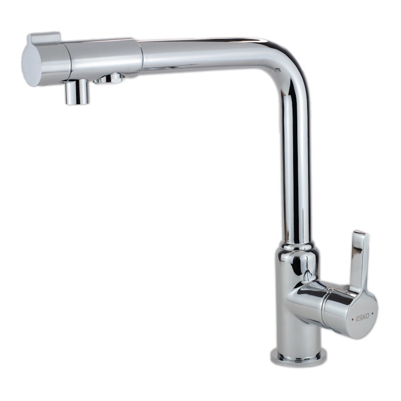 Смеситель для кухни с подключением фильтра Esko Kitchen K23, хром арт. 171689