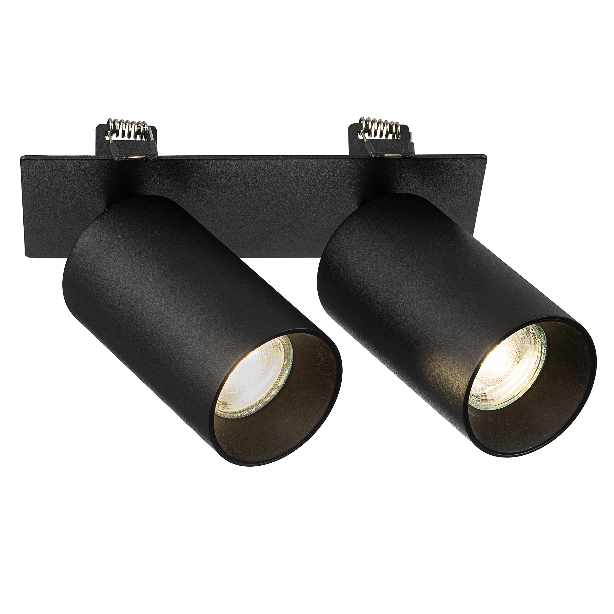 Citilux AXEL CL512D21 Спот поворотный встраиваемый двойной Чёрный арт. 89821