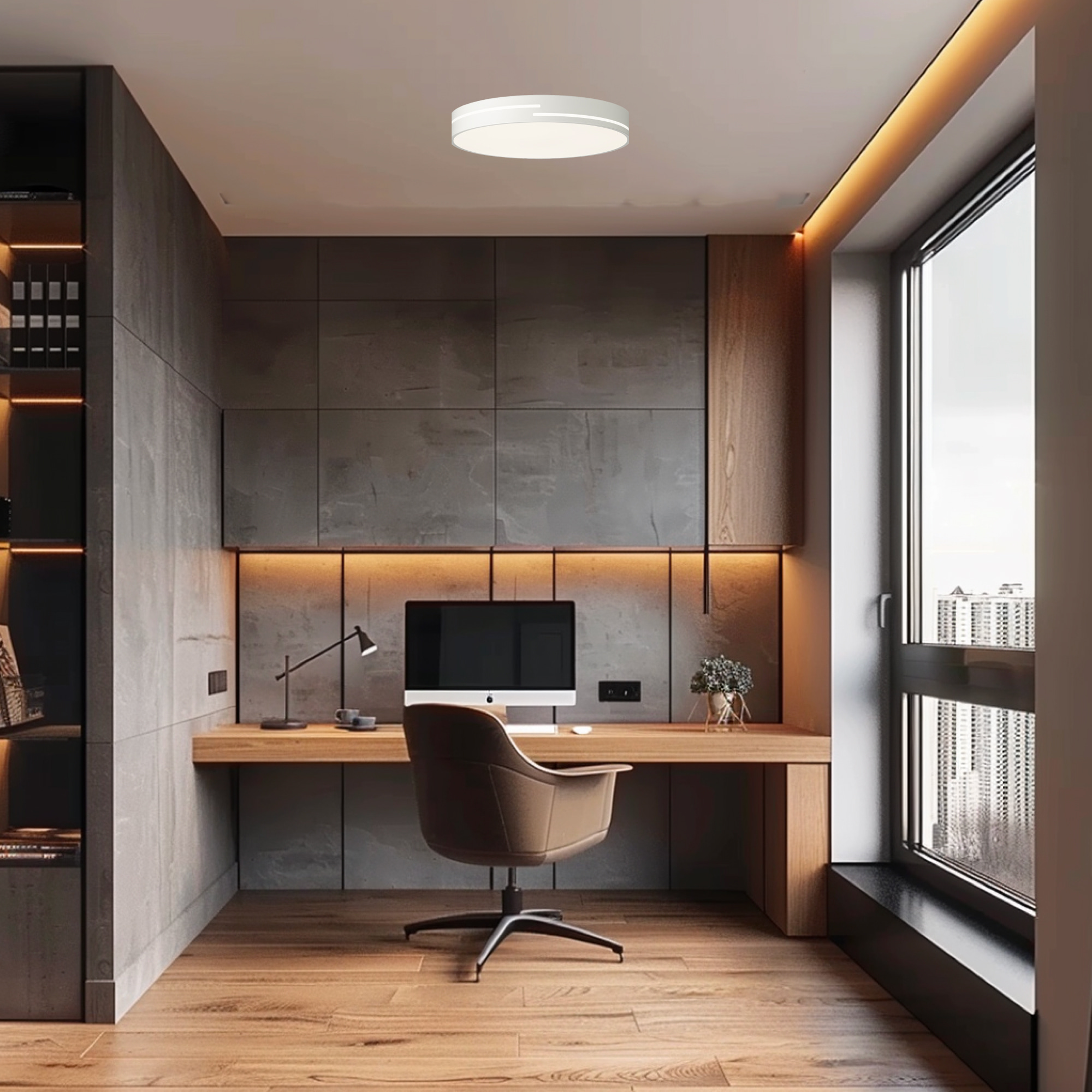 Citilux Купер Лайн CL72470GL0 LED RGB Светильник с пультом Белый арт. 89171
