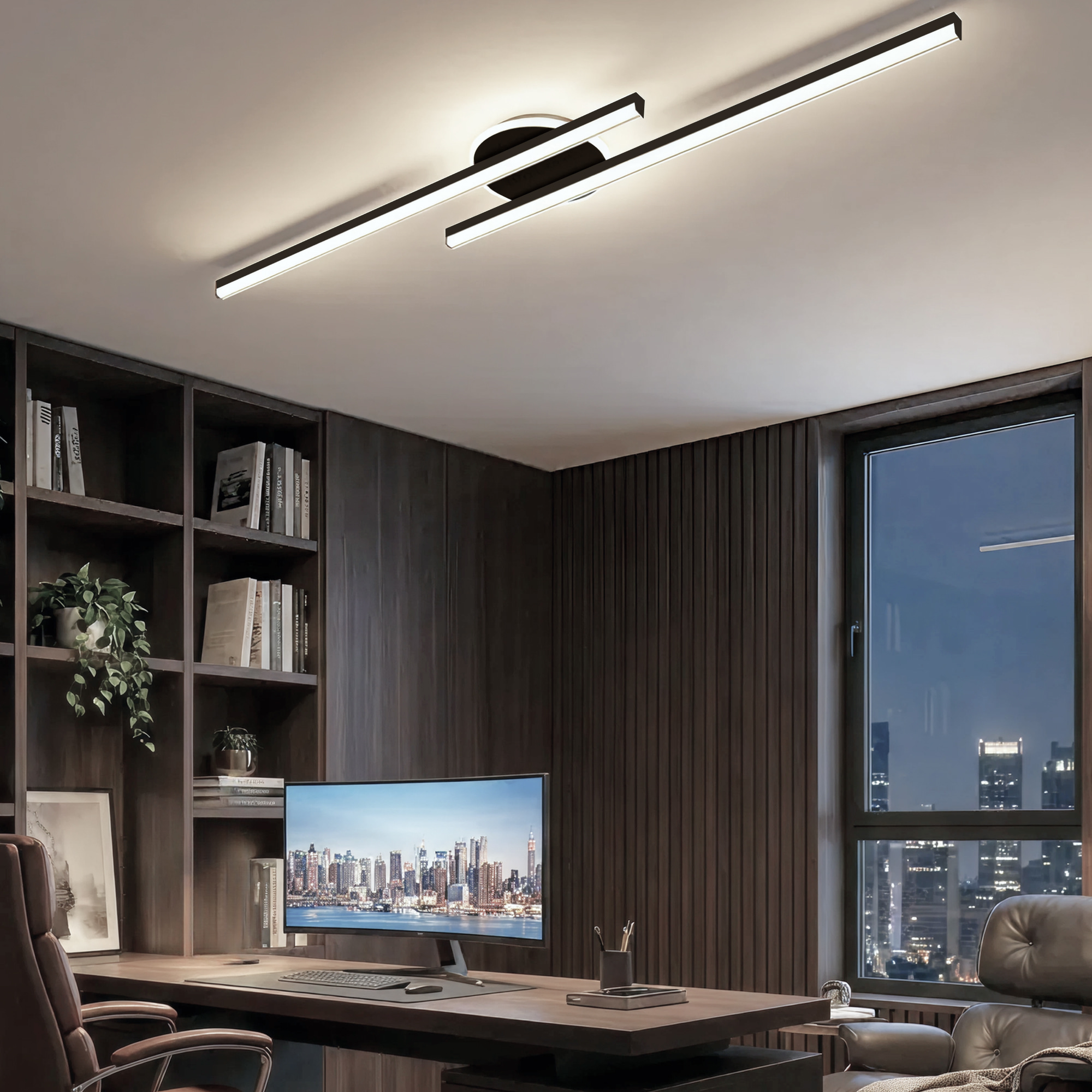 Citilux TRENT CL203621 LED Люстра с пультом Чёрная арт. 89717