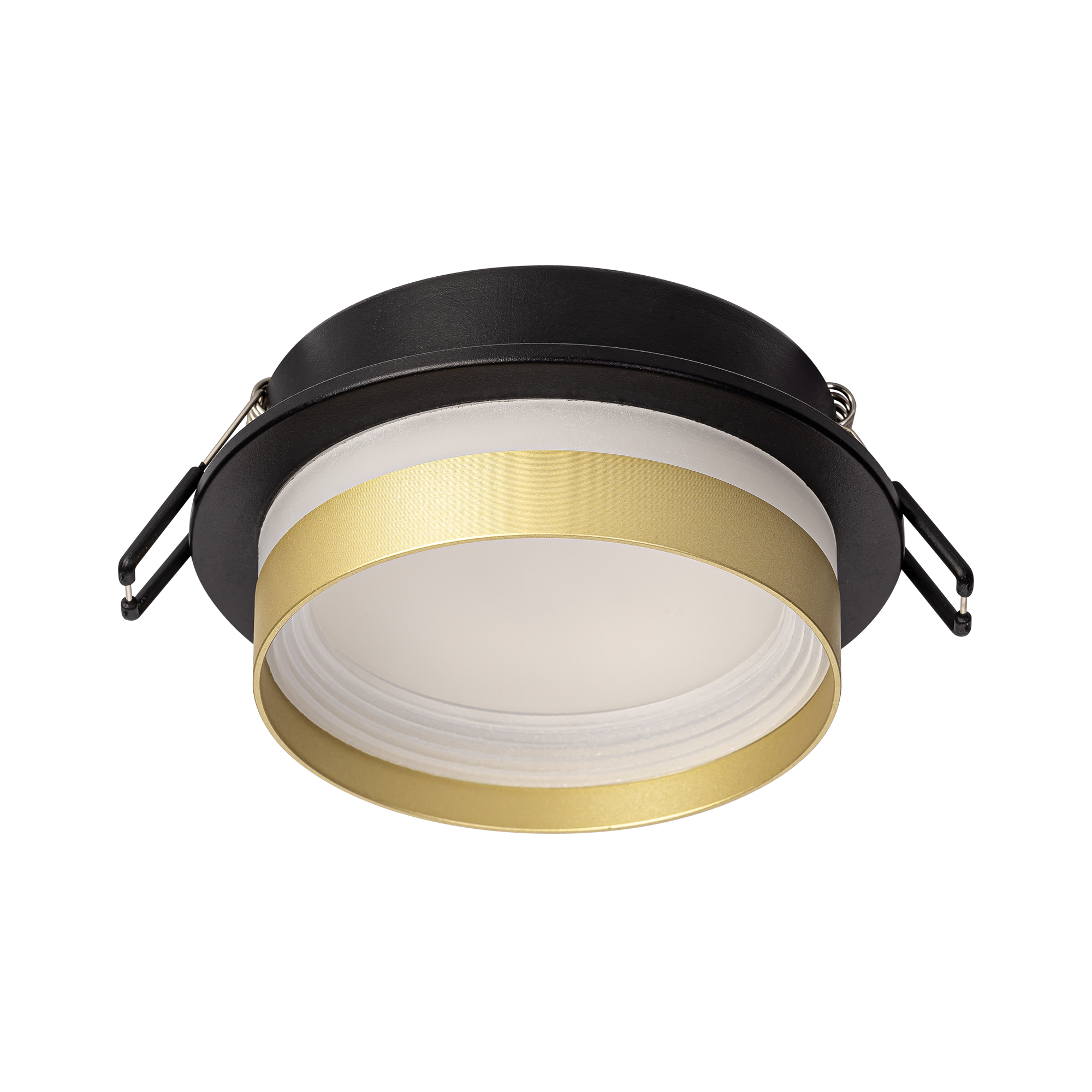 Citilux Hardy CL002D14 Встраиваемый светильник Чёрный+Золото арт. 89321