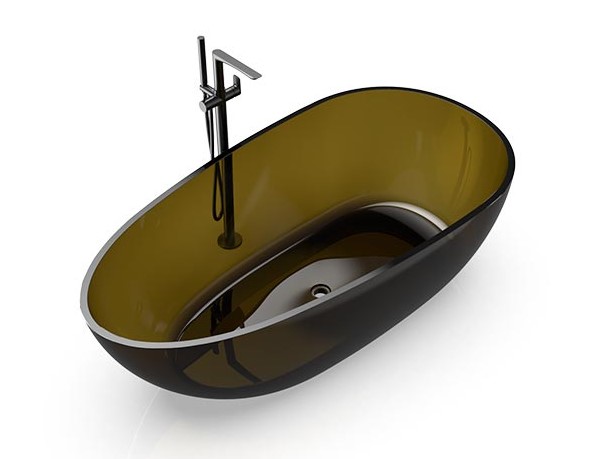 KNIEF EGG Shape Ванна отдельностоящая 170x85x54 см, 30 Pyrit/хром арт. 32454