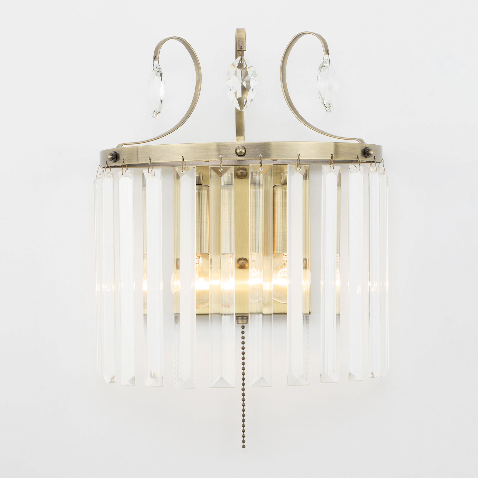 Citilux Инга CL335323 Бра хрустальное с выключателем Бронза арт. 88934