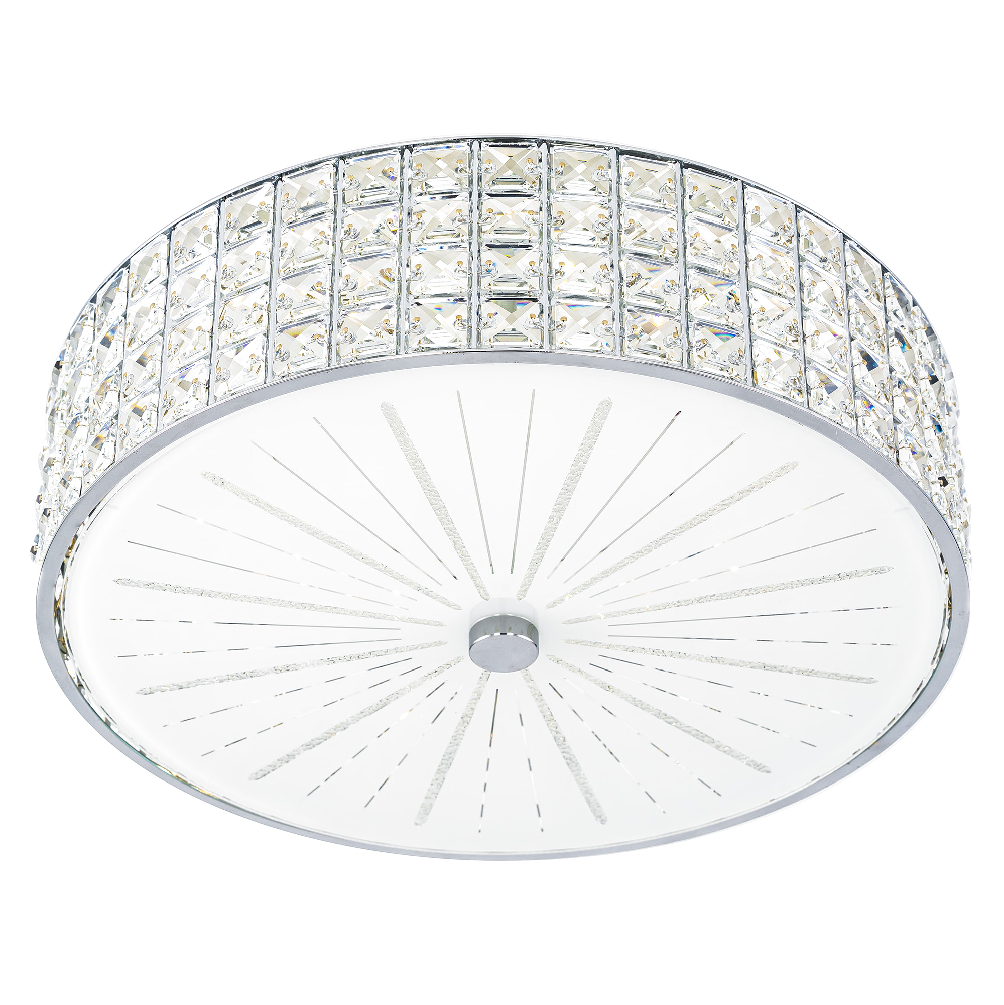 Citilux Портал CL32415G1 LED RGB Люстра хрустальная с пультом Хром арт. 89018