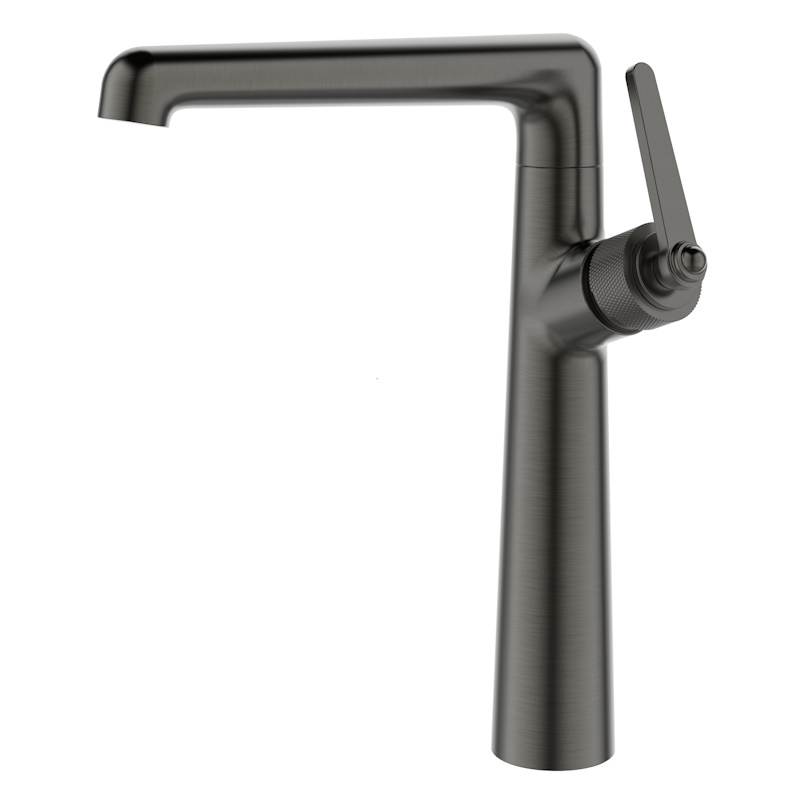 Смеситель для раковины высокий Esko BG25GM, оружейная сталь арт. 164000
