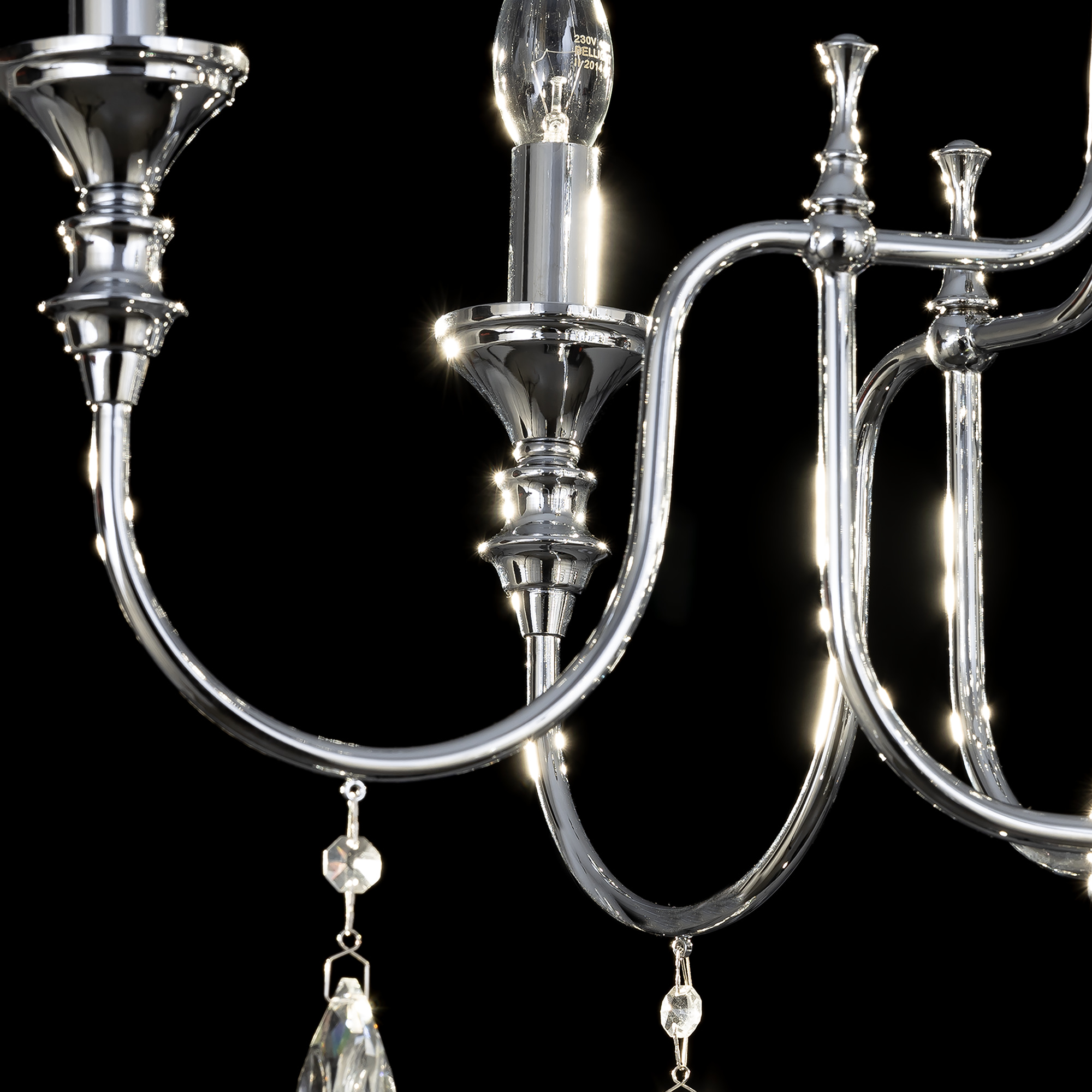 Citilux Рига CL437151 Люстра подвесная Хром арт. 88004