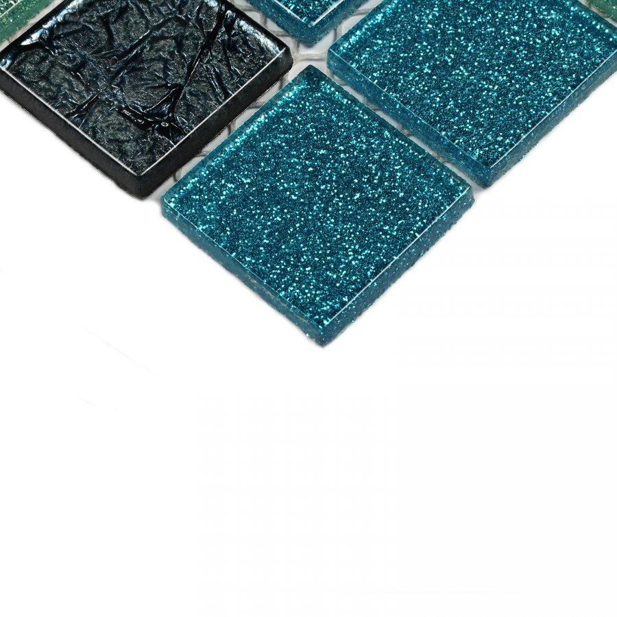 Плитка декоративная стеклянная Breeze/Бриз 4*25*25 300*300 арт. 90648