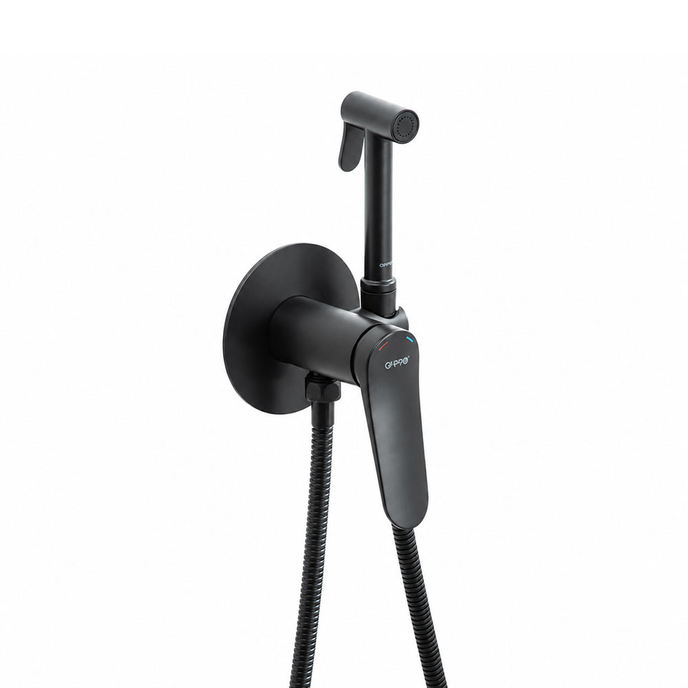 Гигиенический душ со смесителем GAPPO G7210-6, черный арт. 189794