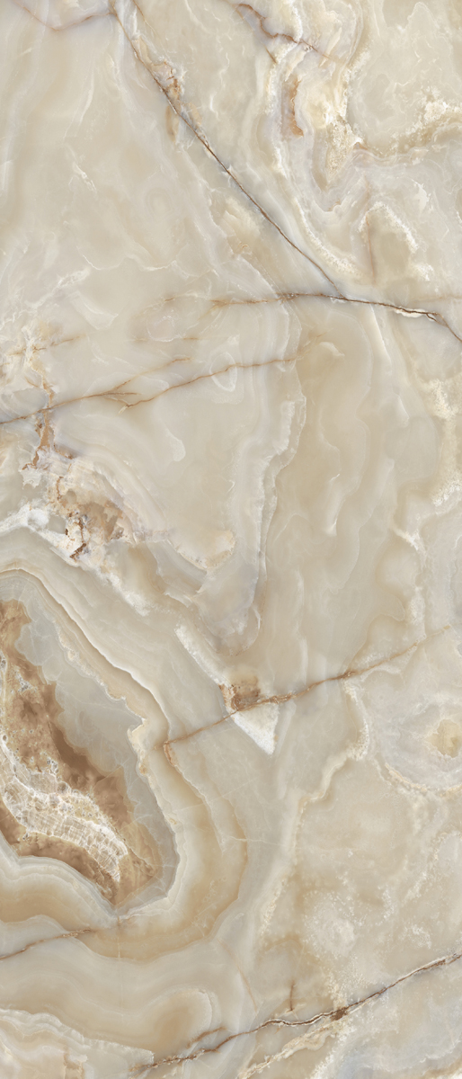 Керамогранит  ONYX&MORE GOLDEN ONYX SATIN 6MM R 120x280 арт. 84017