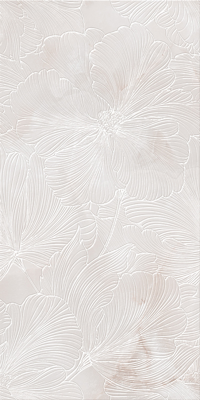 Керамическая плитка Оникс белый цветы / Плитка 31.5*63  Onix blanco fiori 33 9шт/кор арт. 73330