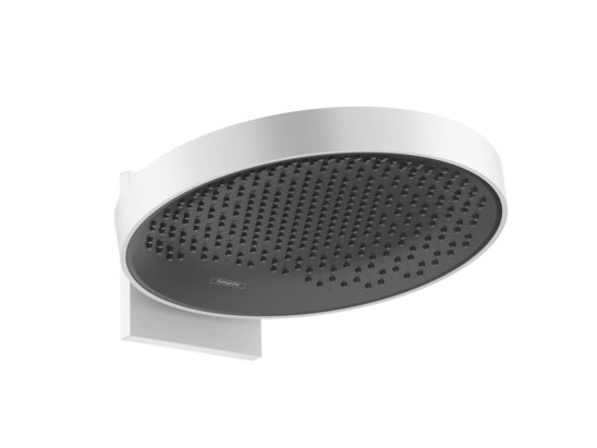HANSGROHE Rainfinity Верхний душ 360 1jet с настенным креплением, 21 л/мин, матовый белый арт. 38023
