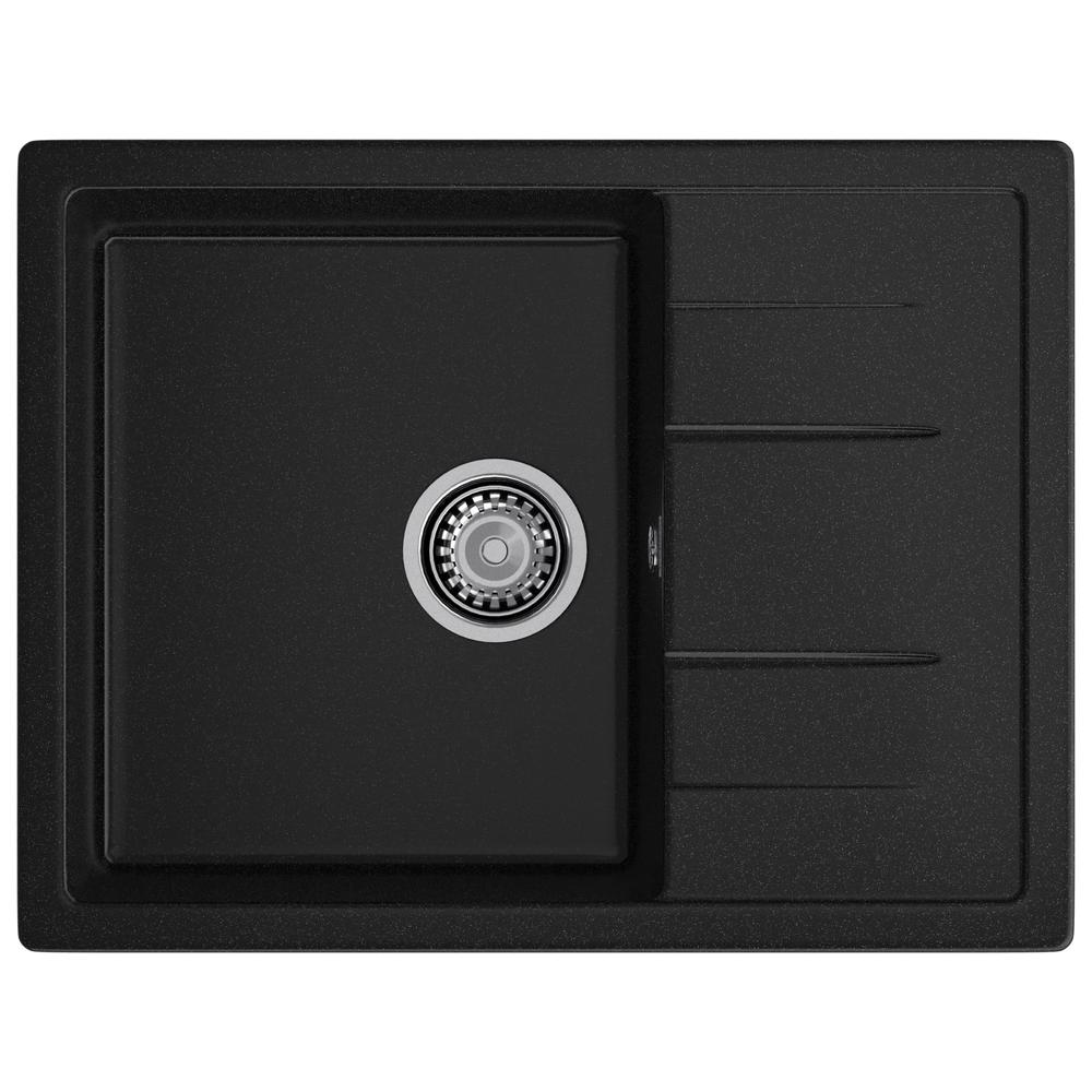 Кухонная мойка GranFest QUADRO 650L, черный арт. 186733