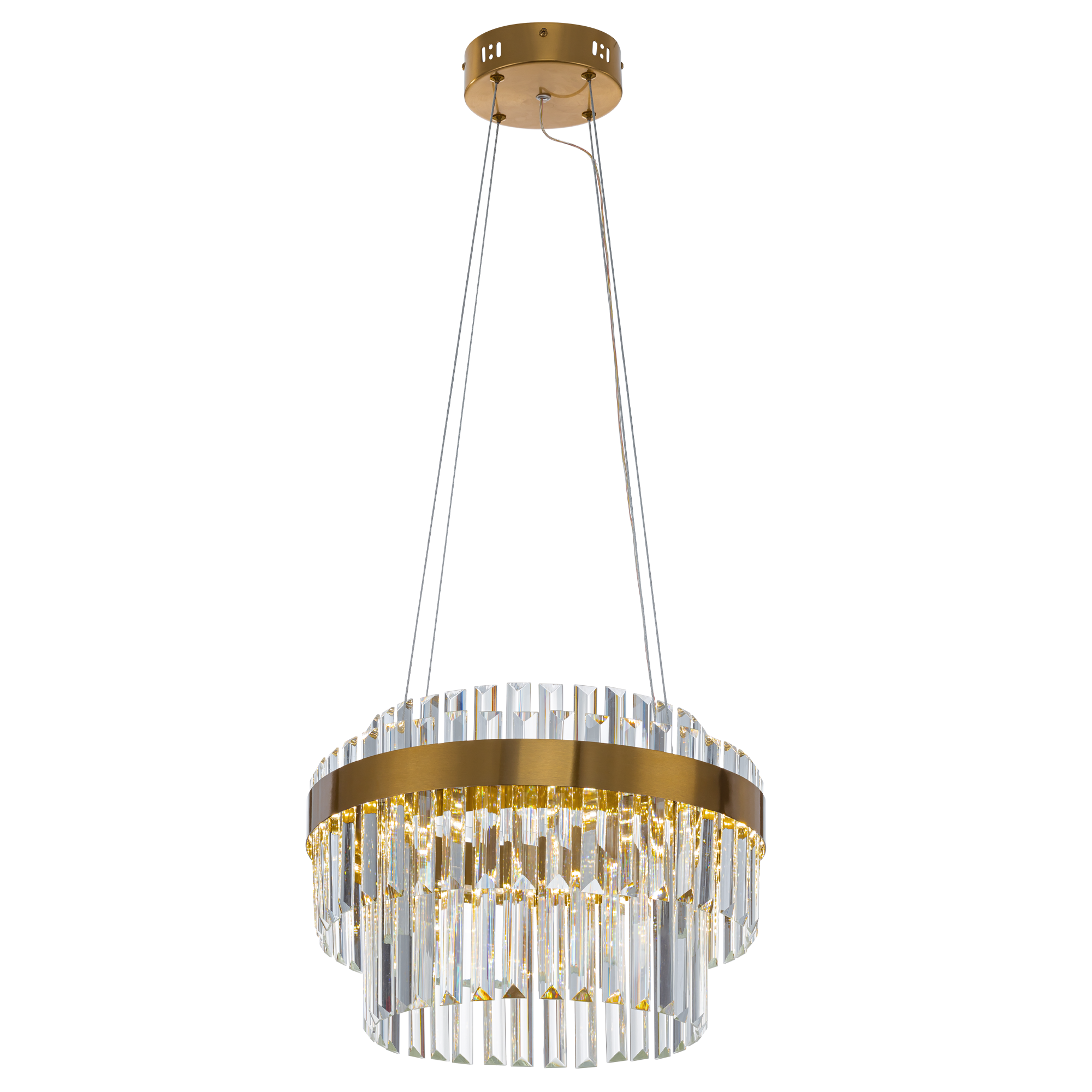 Citilux Sheldon CL339143 LED Люстра хрустальная с пультом Бронза арт. 89344