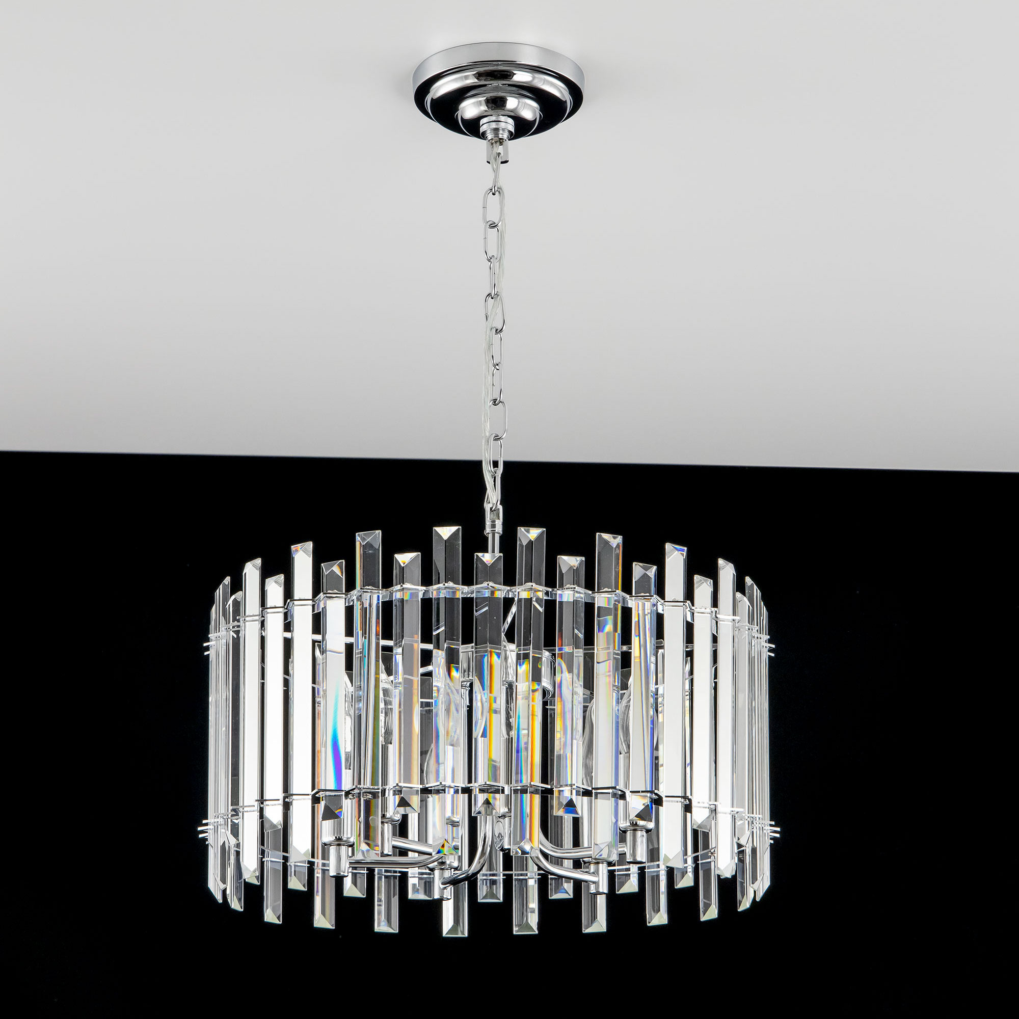 Citilux Ингвар CL334161 Люстра подвесная хрустальная Хром арт. 88777
