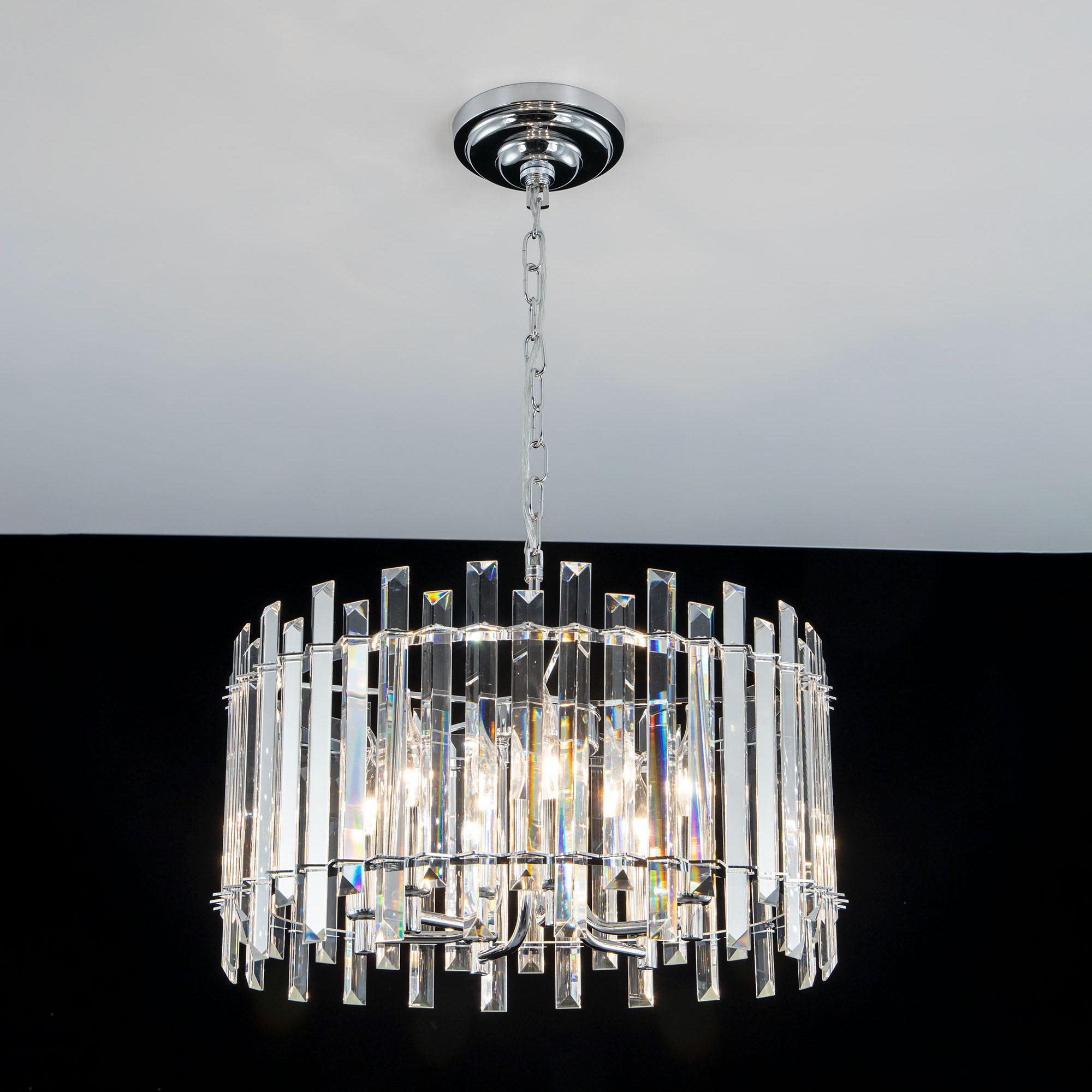 Citilux Ингвар CL334161 Люстра подвесная хрустальная Хром арт. 88777