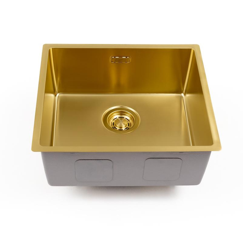 Кухонная мойка Grandex Aqua Optima 5010861, золото арт. 184544