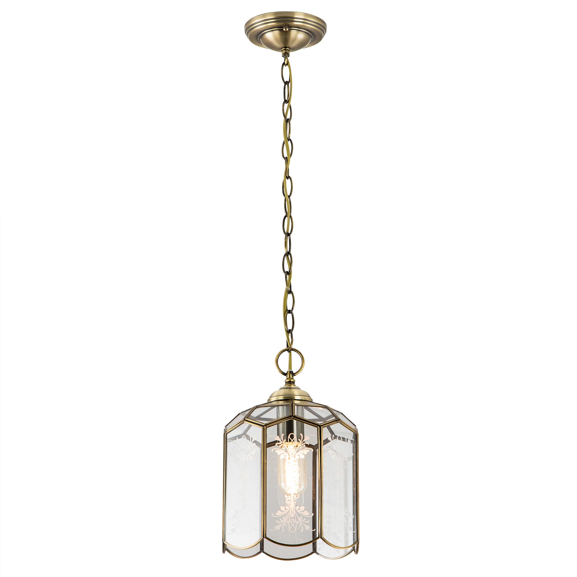 Citilux Витра-2 CL442210 Подвесной светильник витражный Бронза арт. 88272