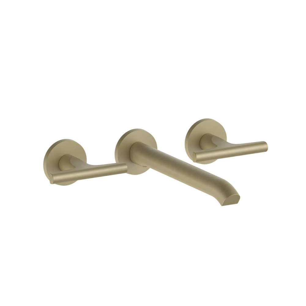 FANTINI SAILING Внешняя часть смесителя для раковины из стены, Matt British Gold PVD арт. 35839
