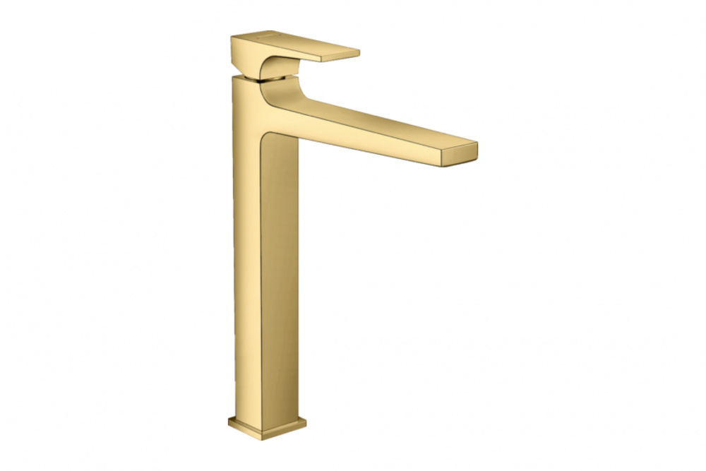 HANSGROHE Metropol Смеситель для раковины 260, однорычажный, ДК Push-Open G 1 ¼, полир. золото арт. 35679