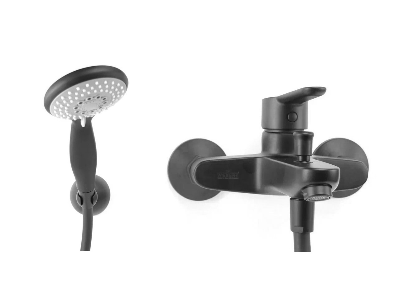 Смеситель для ванны Webert Sax Evolution SE850101560, черный арт. 166622