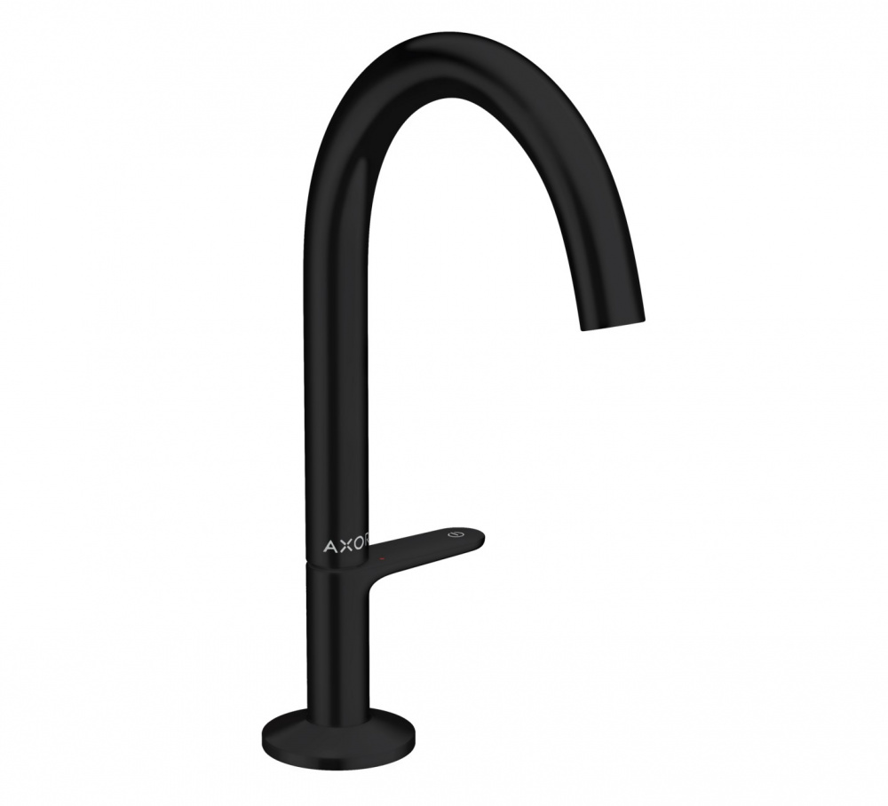AXOR ONE Смеситель для раковины, 170, с ДК Push-Open, матовый черный арт. 34807