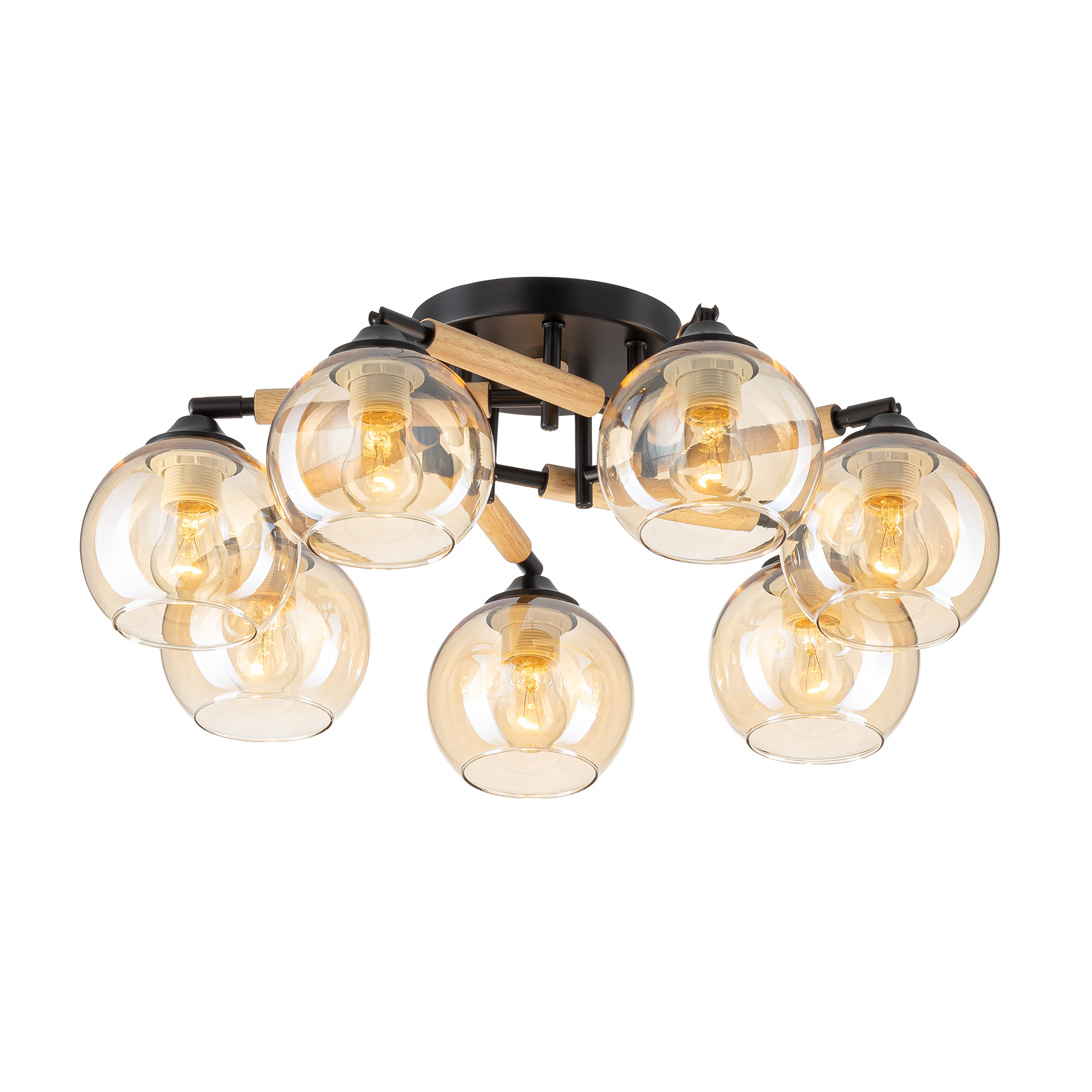 Citilux TIKA CL133171 Люстра поворотная Чёрная арт. 89444