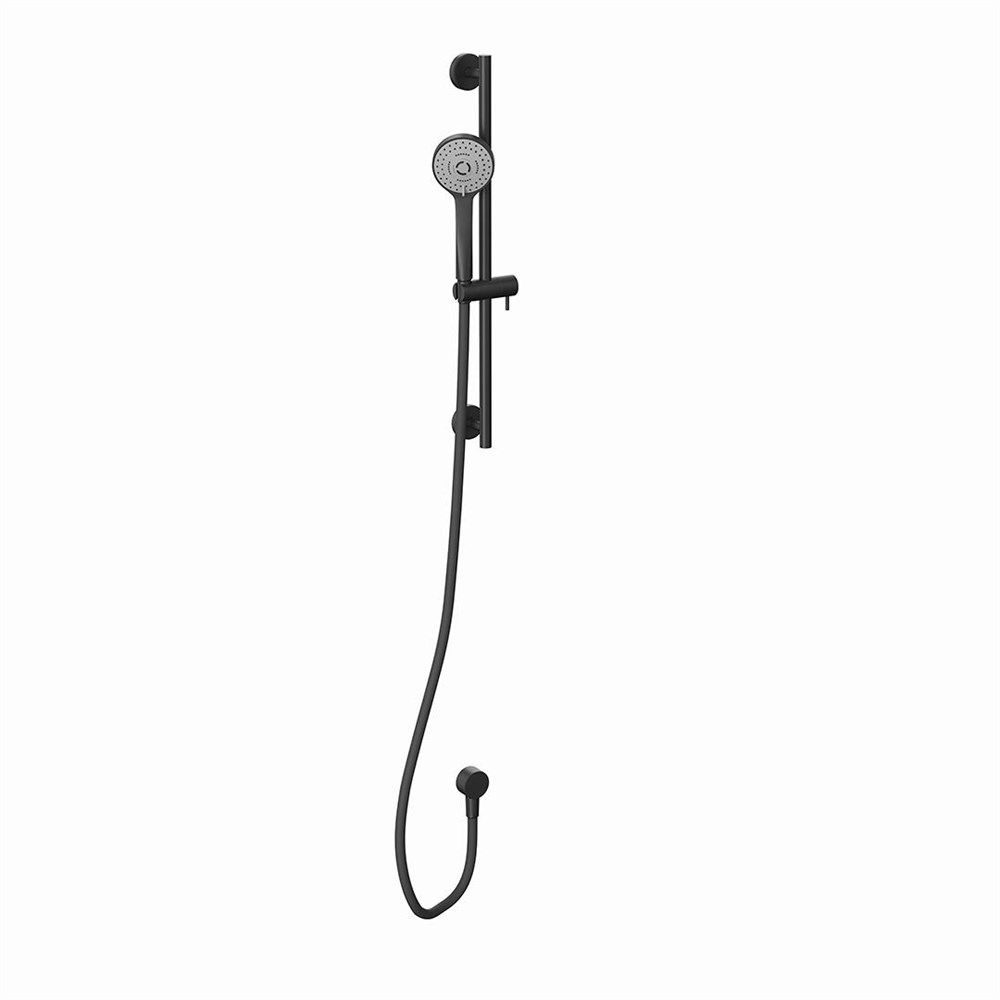 69457KM.01.093 Душевая стойка Ole/Оле c лейкой и шлангом, черный матовый арт. 201914