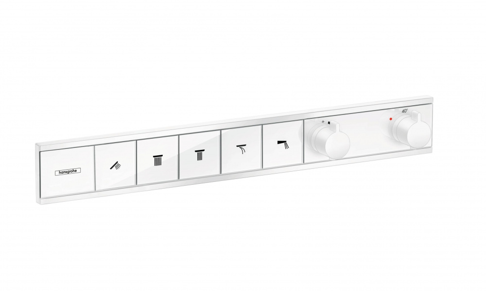 HANSGROHE RainSelect Термостат, скрытого монтажа, для 5 потребителей, матовый белый арт. 37946