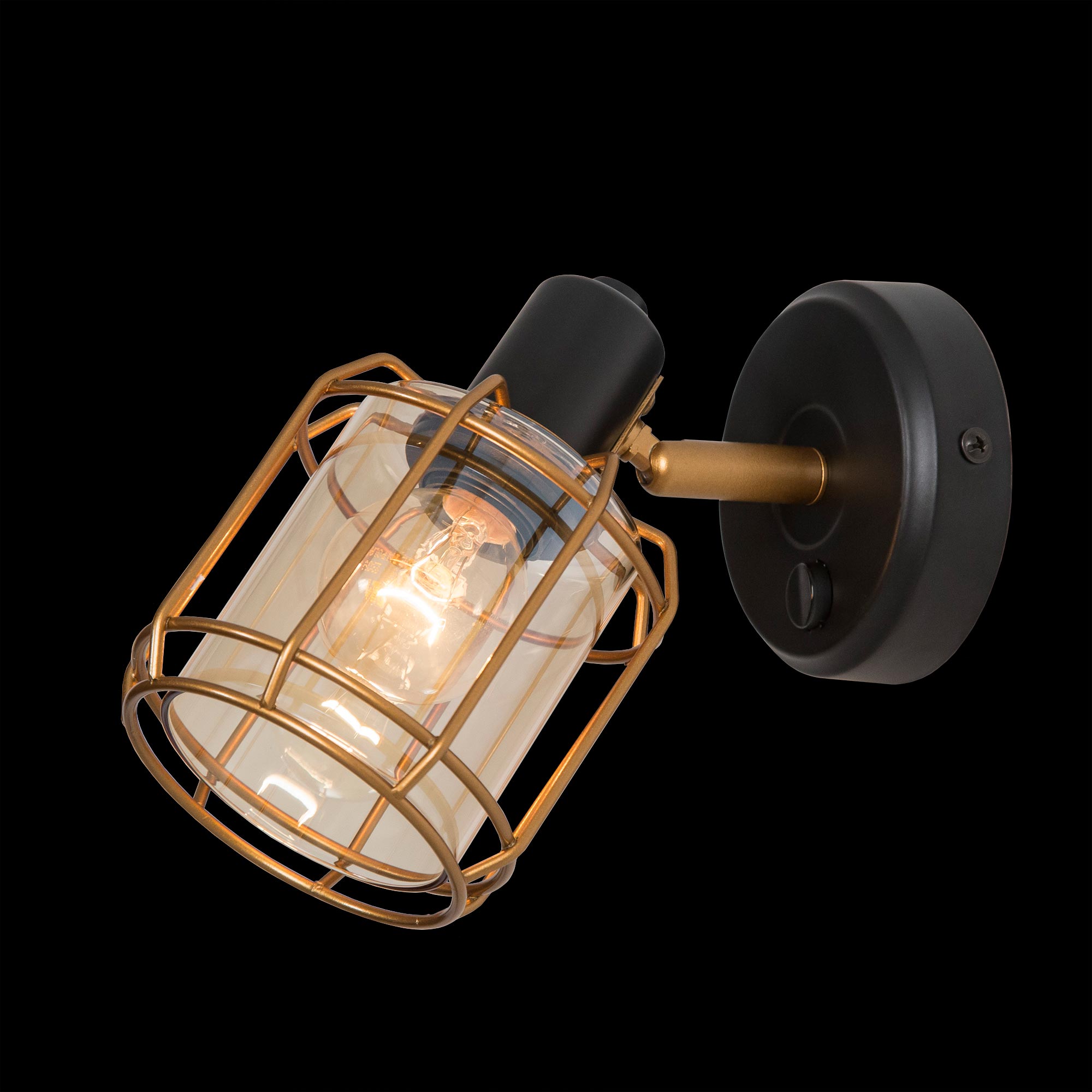 Citilux Таверна CL542612 Спот поворотный с выключателем Чёрный арт. 88471