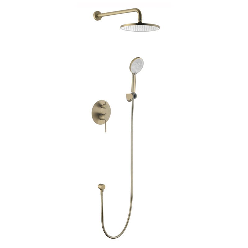 Душевая система встраиваемая Voda Vessel GOLD Set_3in1/VSET3in1VSLG, золотой сатин арт. 191765