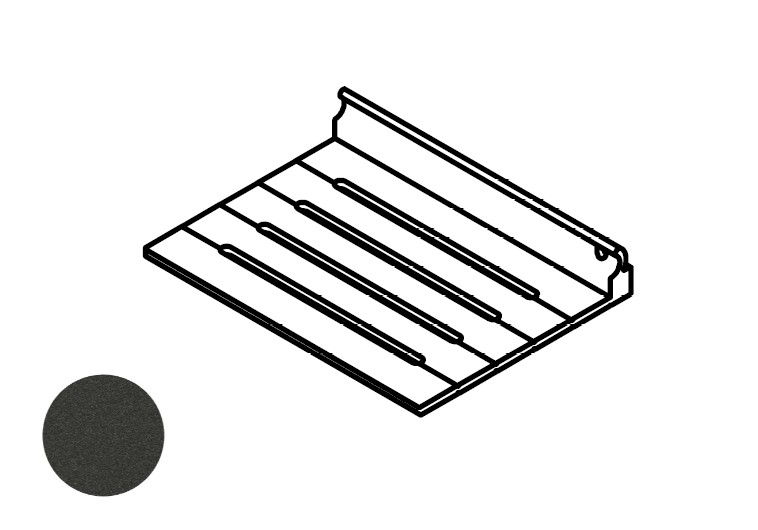 GAMADECOR SMILE JABONERA Мыльница для установки на профиль 15x2,5x13 см, Sable арт. 31974