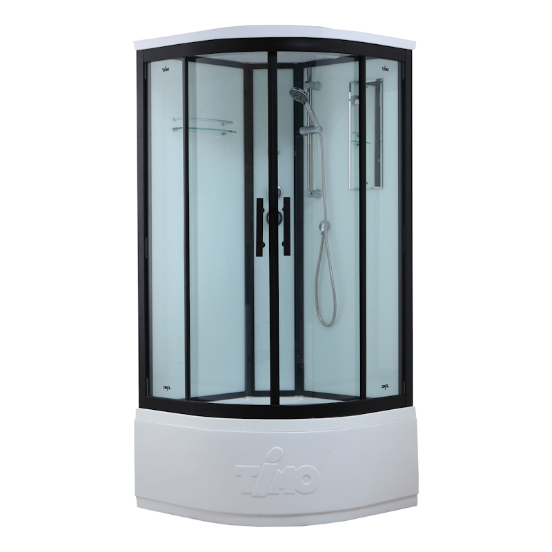 Душевая кабина Timo Standart Black T-6690B, 90x90x220 арт. 174755