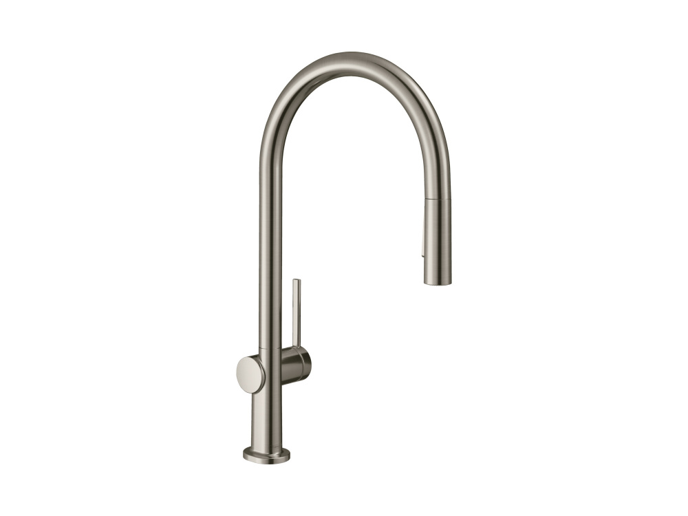 HANSGROHE Talis M54 Кухонный смеситель однорычажный, 210, с вытяжным душем, 2jet, sBox, под сталь арт. 40342