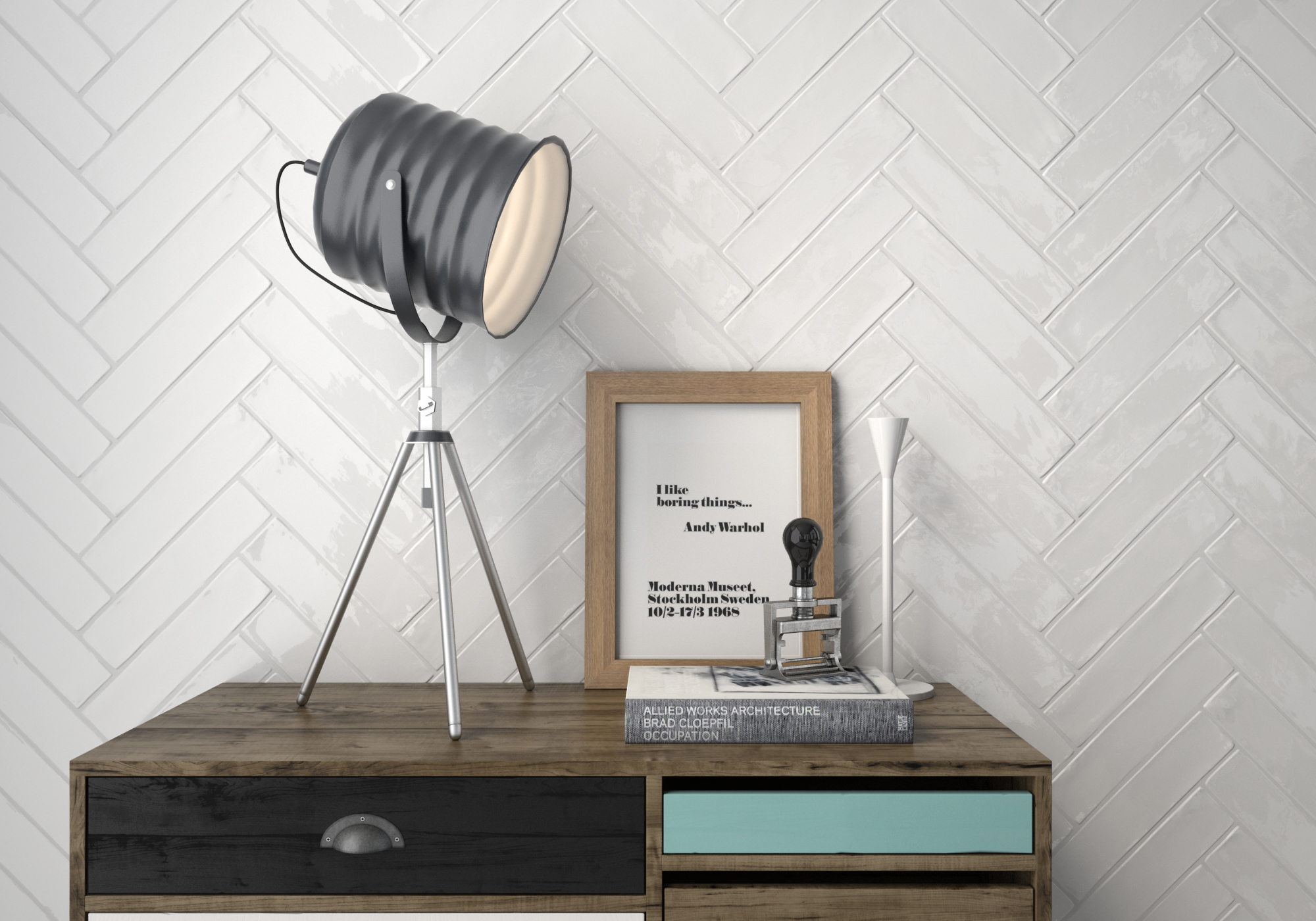 Плитка Geotiles Soho Blanco 6x25 Leviglass (0,48 кв.м.) арт. 59010