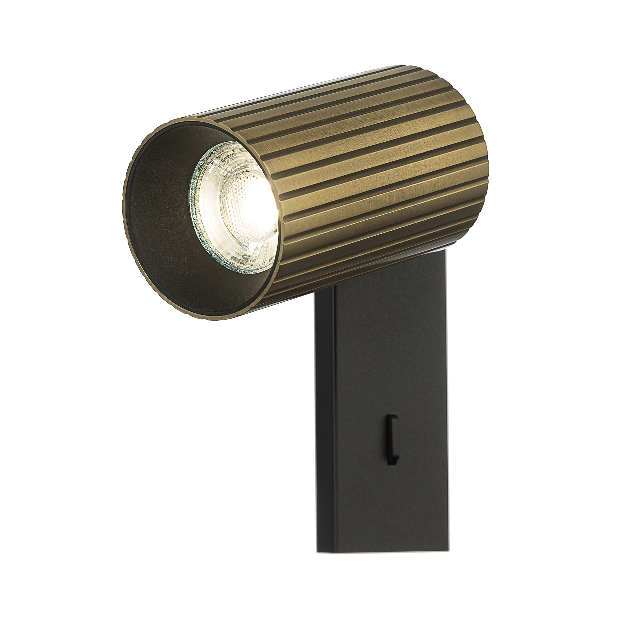 Citilux AXEL CL512513R Спот поворотный с выключателем Бронза Рифлёный арт. 89805