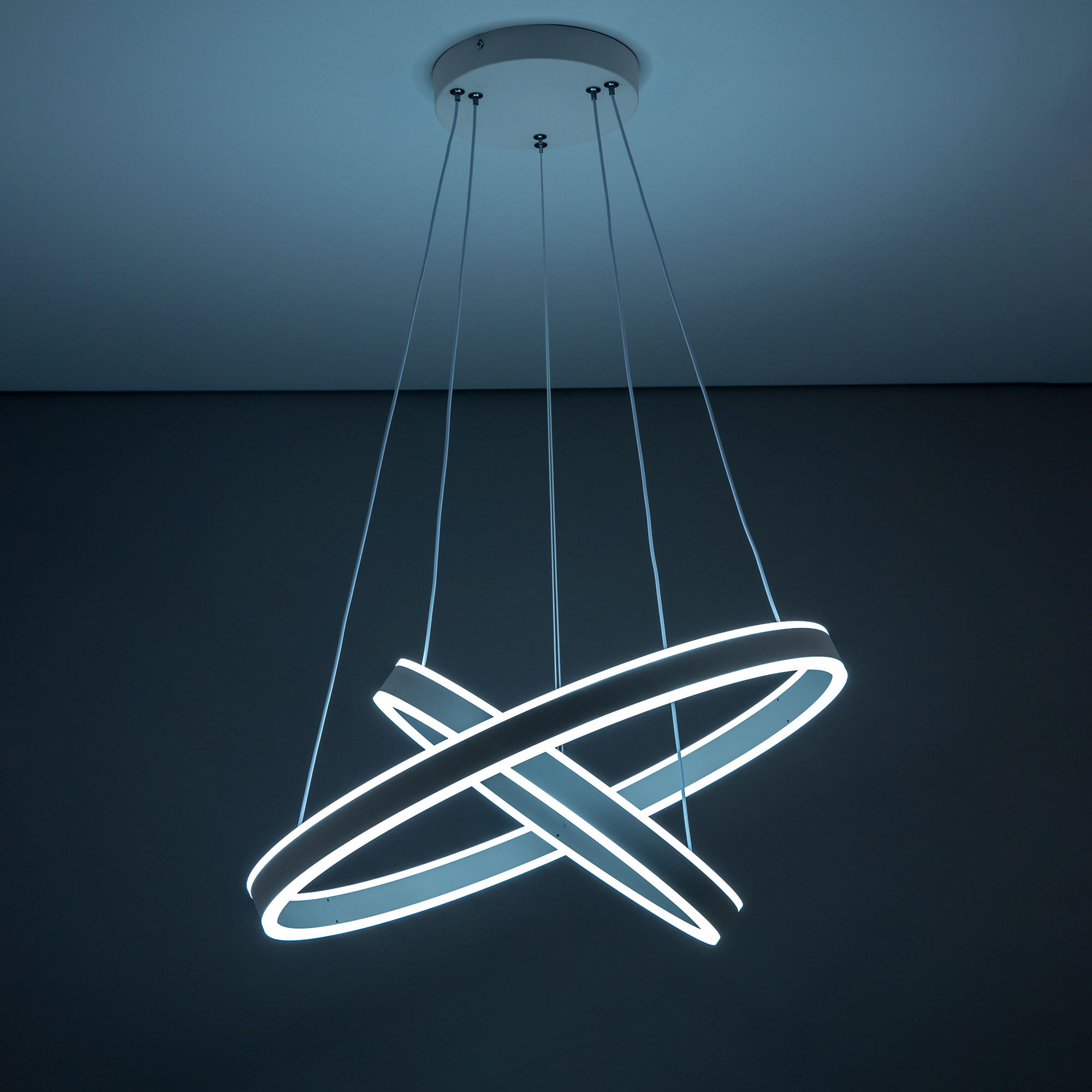 Citilux Дуэт CL719640 LED Люстра подвесная с пультом Белая арт. 88806