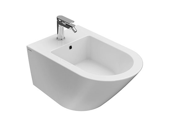 GLOBO FORTY3 Биде подвесное 57x36 см, со скрытым крепежем, белый арт. 36133